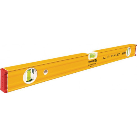 Niveau à bulles 80 AS-2 120 cm aluminium jaune ± 05 mm/m STABILA