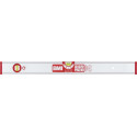 Niveau à bulles ALUSTAR 200 cm aluminium argent ± 05 mm/m BMI