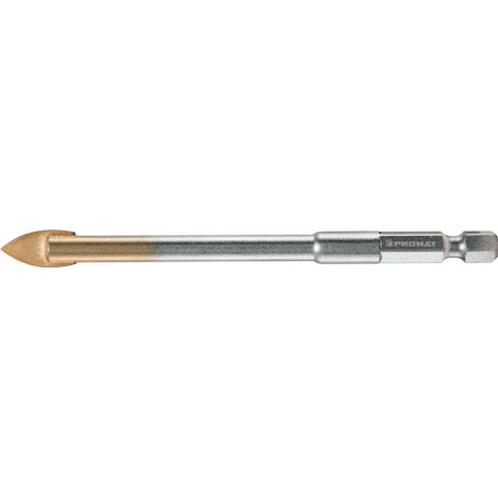 Foret pour le verre/le carrelage D. 5 mm longueur totale 105 mm