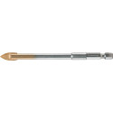 Foret pour le verre/le carrelage D. 8 mm longueur totale 110 mm