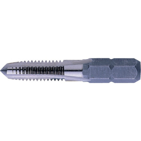 Taraud unique HSSG 1/4 po. embout 6 pans M10x21 mm EXACT