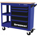 Établi roulant TREND L extérieure1134xP499xH1039 mm nombre de tiroirs 5 35 kg 400 kg PROMAT