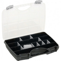 Mallette de rangement l.460xP350xH81 mm maxi. 25 comp. 21 cloisons sép. libres t