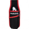 Sac à couteaux l.100xP25xH260 mm nylon noir/rouge PARAT