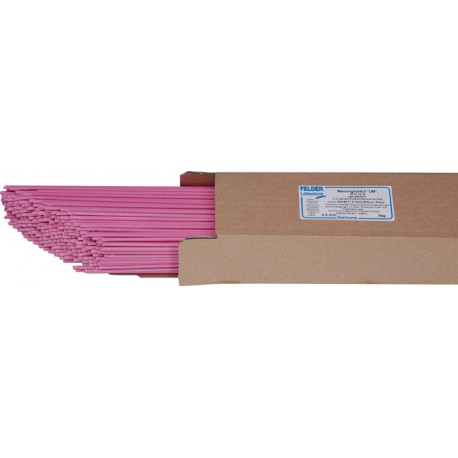 Fil d'apport en laiton UM Cu 303 3x500 mm L-Cu Zn 40 enrobé de flux décapant 5 k (Par 5)