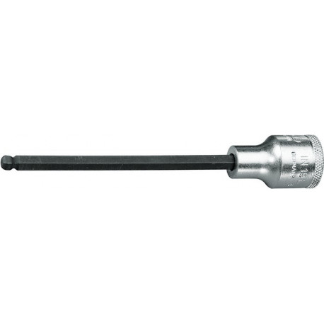 Jeu de clés à douille IN 19 LK 1/2 po. 6 pans creux tête sphérique ouv. de clé