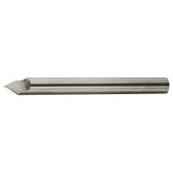 Fraise à graver profilé D D. 6 mm carbure monobloc Longueur totale 75 mm WERNER (Par 5)