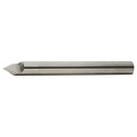 Fraise à graver profilé D D. 6 mm carbure monobloc Longueur totale 75 mm WERNER (Par 5)