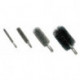 Écouvillon longueur 160 mm D. 32 mm acier Longueur garniture 100 mm hélice doubl