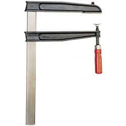 Presse à vis serrage profond TGNT envergure 1000 mm col de cygne 250 mm manche en bois 40 x 11 mm BESSEY