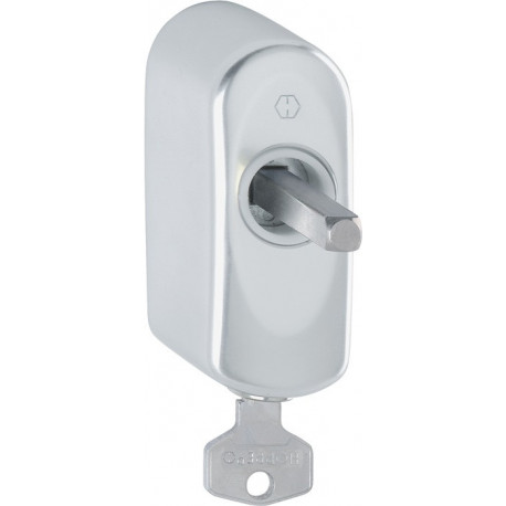 Rosette porte AUS950S 100NM Alu.F1/naturf.32mm SecuSelect®/Secu100®/Secustik® abschl.HOPPE