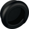 Poignée à encastrer 535MLB polyamide mat 90 noir profond longueur 42 mm largeur 42 mm HEWI