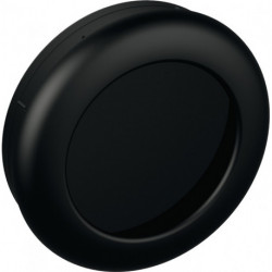 Poignée à encastrer 538 MLB PA ma 90 noir profond L.75mm B.75mm HEWI