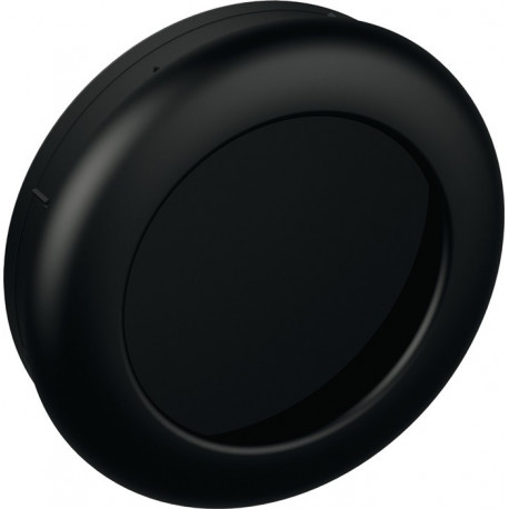 Poignée à encastrer 538 MLB PA ma 90 noir profond L.75mm B.75mm HEWI