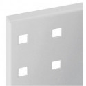 Panneau perforé l.450xL1000 mm gris clair RAL 7035 RASTERPLAN