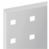 Panneau perforé l.450xL2000 mm gris clair RAL 7035 RASTERPLAN