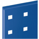 Panneau perforé l.450xL1500 mm bleu gentiane RAL 5010 RASTERPLAN
