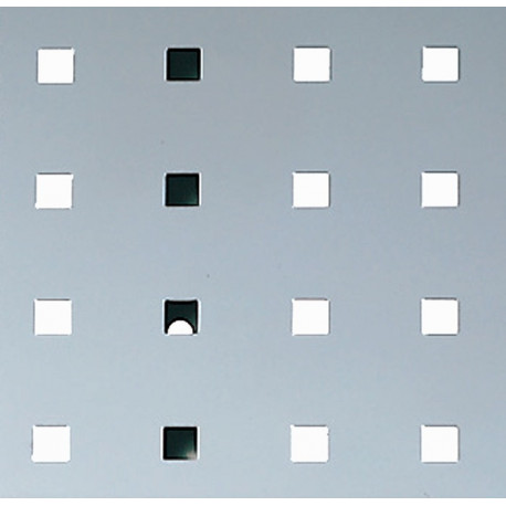 Panneau perforé l.457xL991 mm gris clair RAL 7035 BOTT