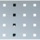 Panneau perforé l.457xL1486 mm gris clair RAL 7035 BOTT