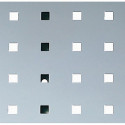 Panneau perforé l.457xL1981 mm gris clair RAL 7035 BOTT