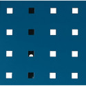 Panneau perforé l.457xL1486 mm bleu gentiane RAL 5010 BOTT