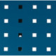 Panneau perforé l.457xL1981 mm bleu gentiane RAL 5010 BOTT