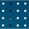 Panneau perforé l.457xL1981 mm bleu gentiane RAL 5010 BOTT