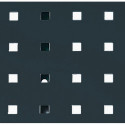 Panneau perforé l.457xL1981 mm gris anthracite RAL 7016 BOTT
