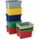 Bac gerbable-emboîtable PP gris L300xl200xH150 mm