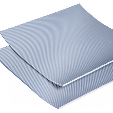 Natte isolante en caoutchouc ElaQprem l. 12 m L. 10 m épaisseur 45 mm gris NR/ (Par 12)
