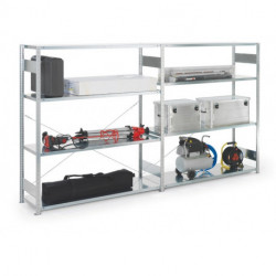 Rayonnage à grands compartim. à emboîter H2000xl1700xP400 mm étagère d’extension