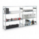 Rayonnage à grands compartim. à emboîter H2000xl1700xP600 mm étagère d’extension