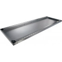 Tablette l.1700xP500 mm capacité de charge 200 kg acier argent galvanisé pour ra