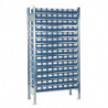 Étagère à emboîter H2000xl1000xP300 mm étagère de base 14 supports en acier 112 x 1