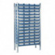 Étagère à emboîter H2000xl1000xP300 mm étagère d’extension 14 supports en acier