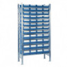 Étagère à emboîter H2000xl1000xP500 mm étagère d’extension 12 supports en acier