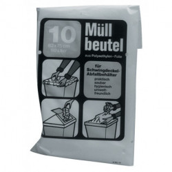 Sac poubelle l.700xL1100 mm 120 l 60 Âµm bleu 10 pièces/sachet