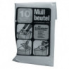 Sac poubelle l.700xL1100 mm 120 l 60 Âµm bleu 10 pièces/sachet