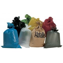 Sac en plastique 120 l LD-PE vert 60 µm l.700xL1100 mm 250 pièces/carton