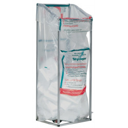 Sac en plastique 2500 l LD-PE transparent 125 µm l.1250/850xL2600 mm 10 pièces/c