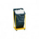 Sac en plastique 400 l LD-PE gris 100 Âµm l.650/550xL1600 mm 50 pièces/carton