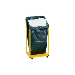 Sac en plastique 400 l LD-PE gris 100 Âµm l.650/550xL1600 mm 50 pièces/carton