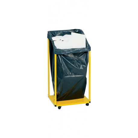 Sac en plastique 400 l LD-PE gris 100 Âµm l.650/550xL1600 mm 50 pièces/carton
