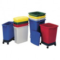 Collecteur de déchets/ poubelles de tri 60 l H590xl285xP555 mm PE jaune GRAF