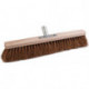 Balais coco longueur 500 mm avec sup. de manche métallique bois plat SOREX