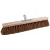 Balais coco longueur 500 mm avec sup. de manche métallique bois plat SOREX