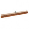 Balais coco longueur 1000 mm avec sup. de manche métallique bois plat SOREX