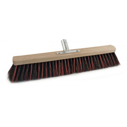 Balais balai d’ext. Südharzer mélange Arenga/Elaston longueur 500 mm avec sup. de manche métallique bois plat SOREX
