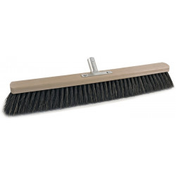 Balais longueur Arenga 600 mm avec porte-manche métal bois plat SOREX