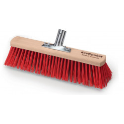 Balais grande performance Elaston longueur 400 mm avec porte-manche métal bois plat KRAFTPAKET